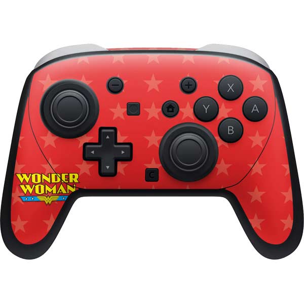 DC Comics Wonder Woman Logo Nintendo Switch 2 (2025) Pro Controller Skin