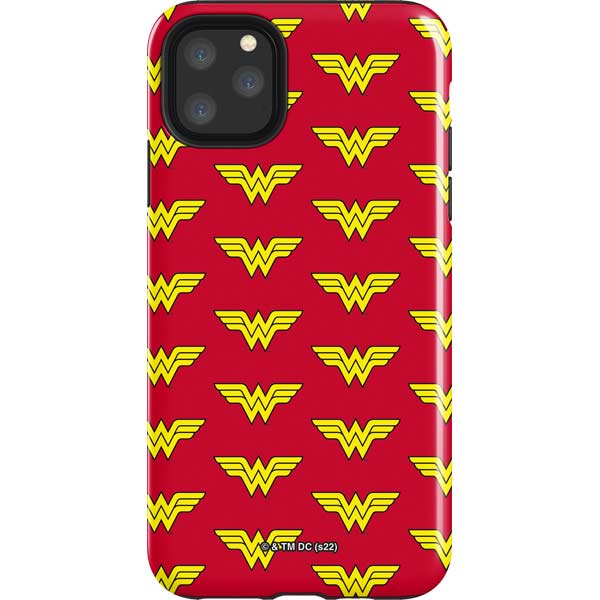 DC Comics Wonder Woman Logo Pattern iPhone Cases