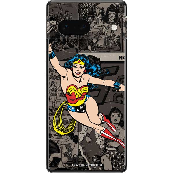 DC Comics Wonder Woman Vintage pose pattern Pixel Skins