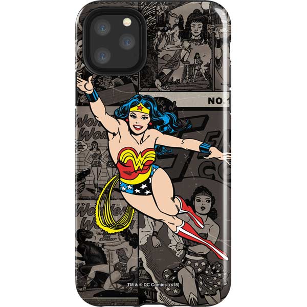 DC Comics Wonder Woman Vintage pose pattern iPhone Cases