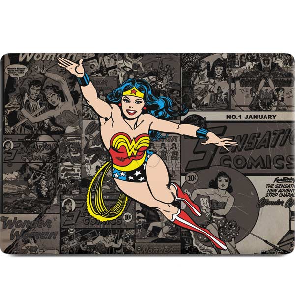 DC Comics Wonder Woman Vintage pose pattern MacBook Skins