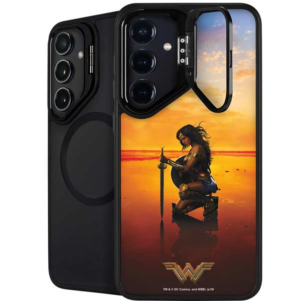 DC Comics Wonder Woman Character Movie Poster Galaxy S25 Plus Kickstand Case