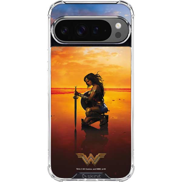 DC Comics Wonder Woman Character Movie Poster Google Pixel 10 Pro Clear Case