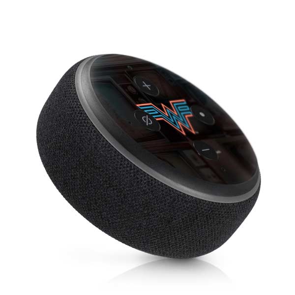 Wonder Woman 1984 (2020) Neon Logo Amazon Echo Dot Skin