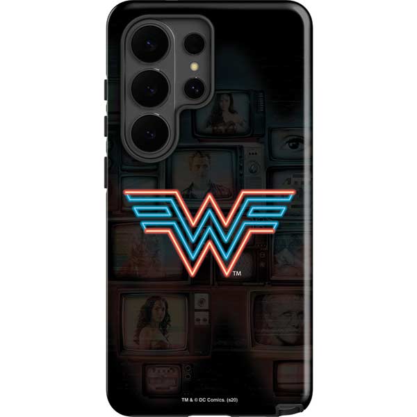 Wonder Woman 1984 (2020) Neon Logo Galaxy S26 Ultra Impact Case