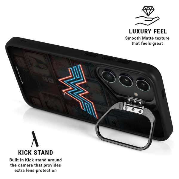 Wonder Woman 1984 (2020) Neon Logo Galaxy S26 Ultra Kickstand Case