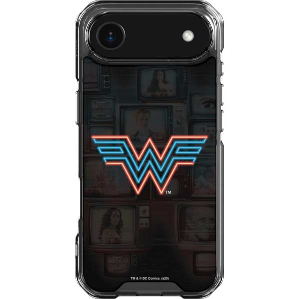 Wonder Woman 1984 (2020) Neon Logo iPhone 17 Air Clear Case