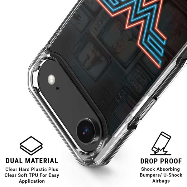 Wonder Woman 1984 (2020) Neon Logo iPhone 17 Air Clear Case