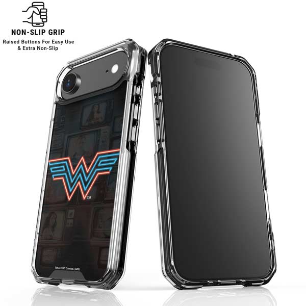 Wonder Woman 1984 (2020) Neon Logo iPhone 17 Air Clear Case