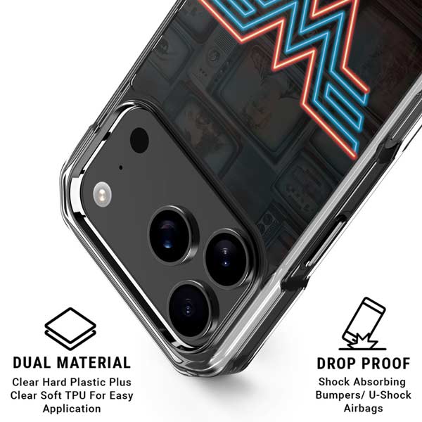 Wonder Woman 1984 (2020) Neon Logo iPhone 17 Pro MagSafe Case