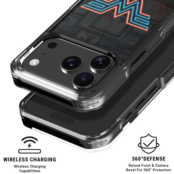 Wonder Woman 1984 (2020) Neon Logo iPhone 17 Pro Max MagSafe Case