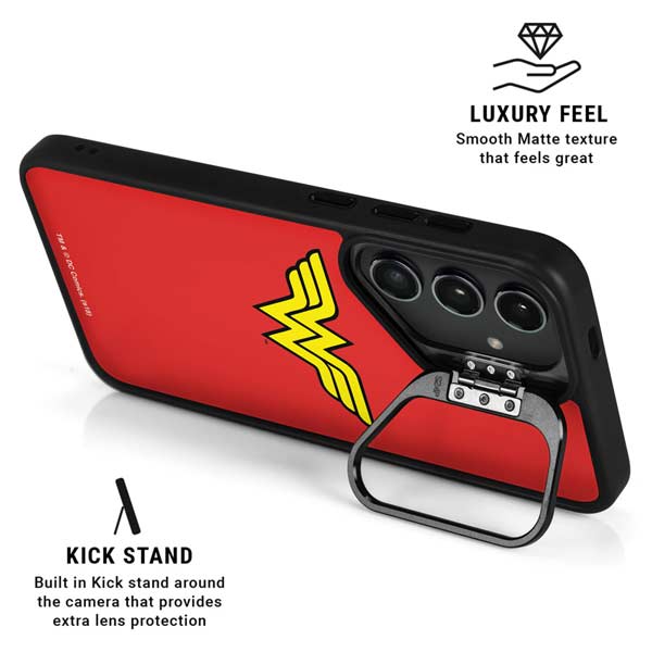 DC Comics Wonder Woman Classic Logo Galaxy S26 Kickstand Case