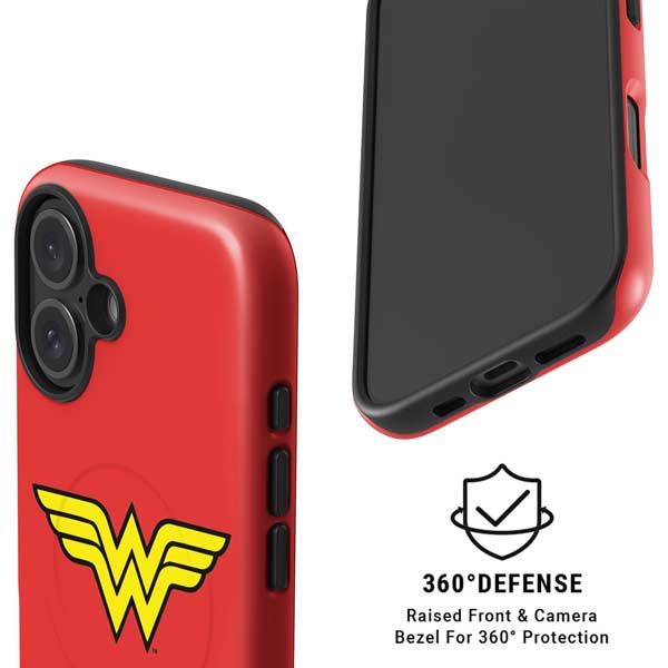 DC Comics Wonder Woman Classic Logo iPhone 16 Plus Magsafe Impact Case
