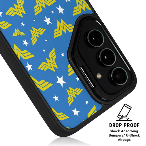 DC Comics Wonder Woman Pattern Galaxy S26 Plus Kickstand Case