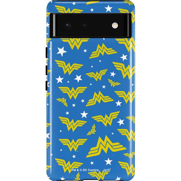 DC Comics Wonder Woman Pattern Pixel Cases