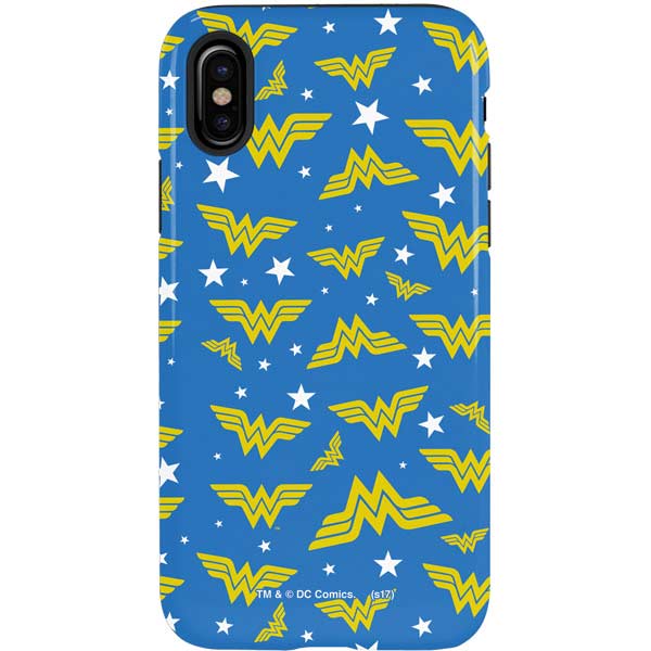 DC Comics Wonder Woman Pattern iPhone XS Pro Case