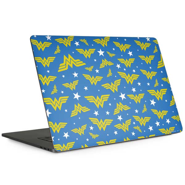 DC Comics Wonder Woman Pattern MacBook Skins