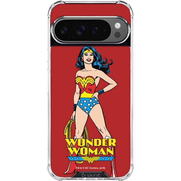 DC Comics Wonder Woman Portrait Google Pixel 10 Pro XL Clear Case