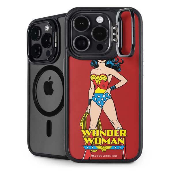 DC Comics Wonder Woman Portrait iPhone 14 Pro Kickstand Case