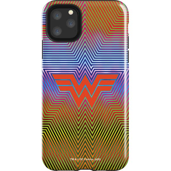 Wonder Woman 1984 (2020) Rainbow Chevron Logo iPhone Cases