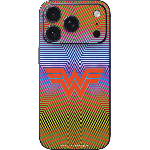 Wonder Woman 1984 (2020) Rainbow Chevron Logo iPhone 17 Pro Max Skin