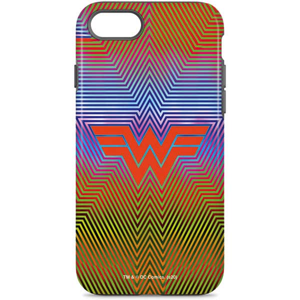 Wonder Woman 1984 (2020) Rainbow Chevron Logo iPhone Cases