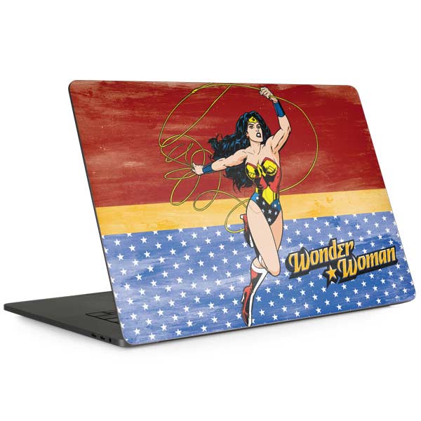 DC Comics Wonder Woman Ready to Fight MacBook Skins