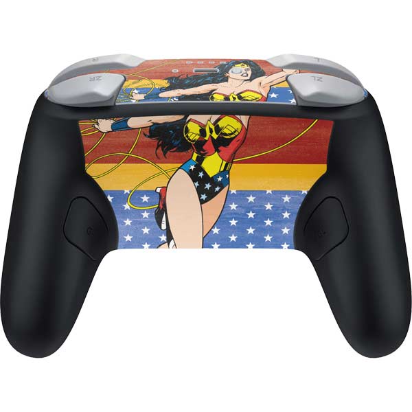 DC Comics Wonder Woman Ready to Fight Nintendo Switch 2 (2025) Pro Controller Skin