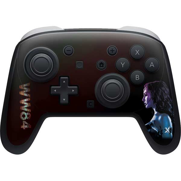 Wonder Woman 1984 (2020) Side Profile Nintendo Switch 2 (2025) Pro Controller Skin