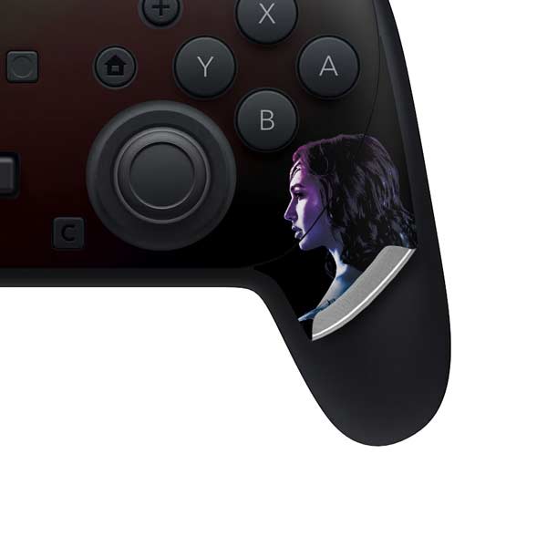 Wonder Woman 1984 (2020) Side Profile Nintendo Switch 2 (2025) Pro Controller Skin