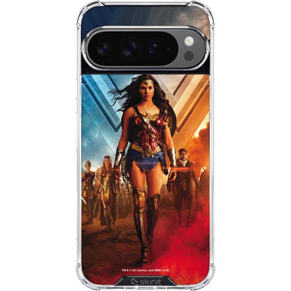 DC Comics Wonder Woman Main characters Poster Google Pixel 10 Pro Clear Case