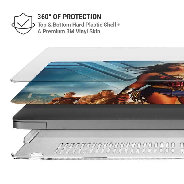 DC Comics Wonder Woman Main characters Poster MacBook Pro 14in (2021-24) Case plus Skin