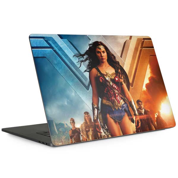 DC Comics Wonder Woman Main characters Poster MacBook Skins