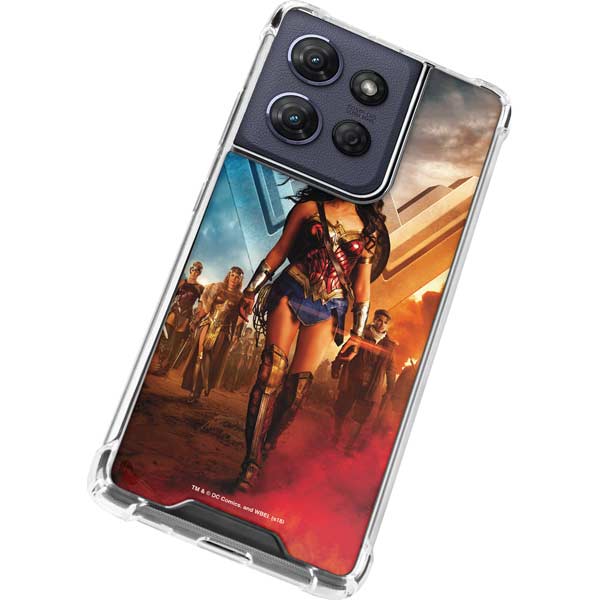 DC Comics Wonder Woman Main characters Poster Moto G Power 5G (2025) Clear Case