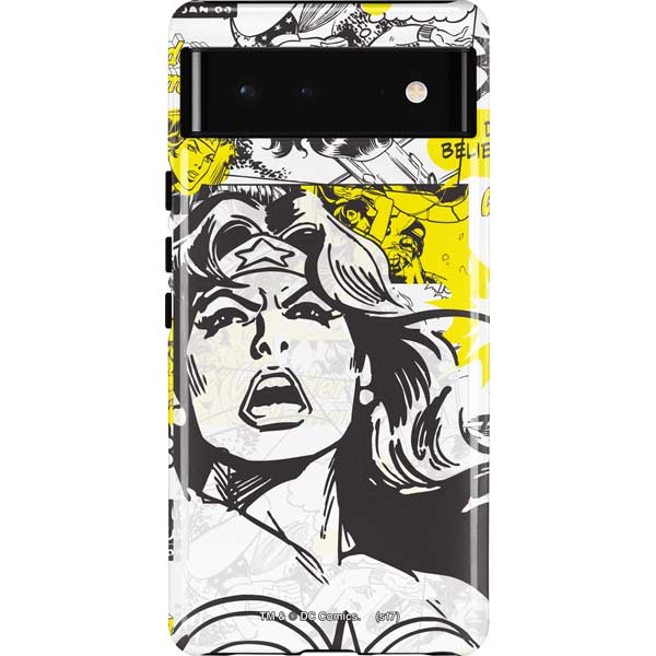 DC Comics Wonder Woman Vintage Comic Art Pixel Cases