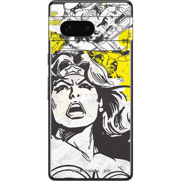 DC Comics Wonder Woman Vintage Comic Art Pixel Skins