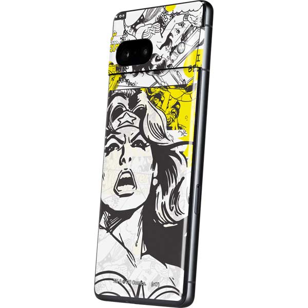 DC Comics Wonder Woman Vintage Comic Art Pixel Skins