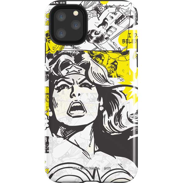 DC Comics Wonder Woman Vintage Comic Art iPhone Cases