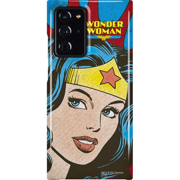 DC Comics Wonder Woman Vintage Profile Galaxy Cases