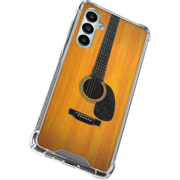 Wood Guitar Galaxy A16 5G Clear Case