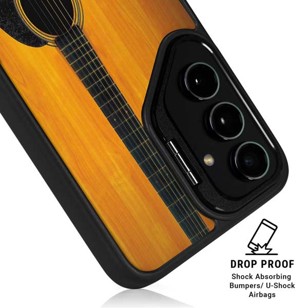 Wood Guitar Galaxy S26 Plus Kickstand Case