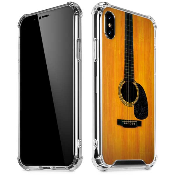 Wood Guitar iPhone X/XS Clear Case