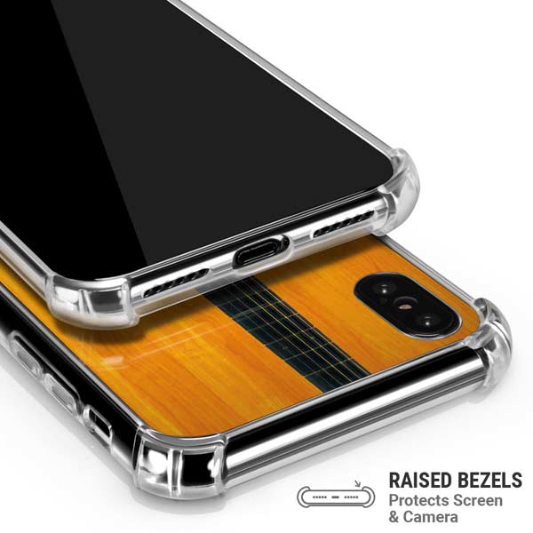 Wood Guitar iPhone X/XS Clear Case