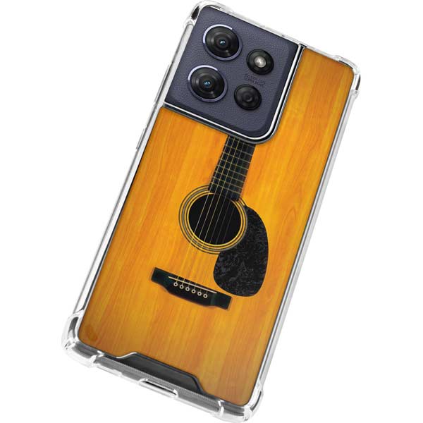 Wood Guitar Moto G Stylus 5G (2025) Clear Case