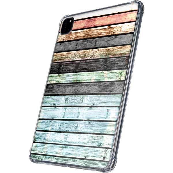 Wooden Stripes iPad Pro 11in (2024) Clear Case