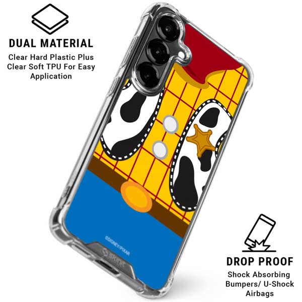 Disney Toy Story Woody Apparel Galaxy S26 Clear Case