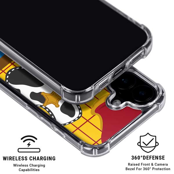 Disney Toy Story Woody Apparel iPhone 17 Clear Case