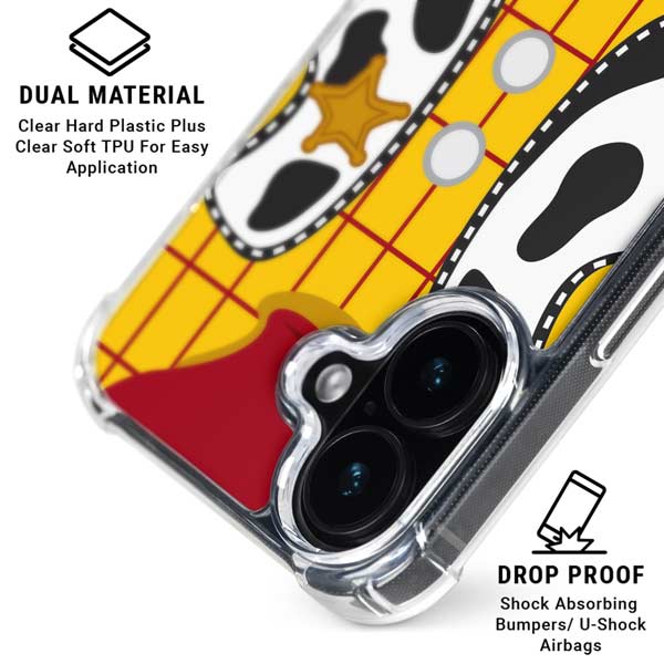 Disney Toy Story Woody Apparel iPhone 17 Clear Case