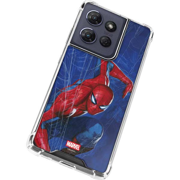 Marvel Spiderman World of Webs Moto G 5G (2025) Clear Case
