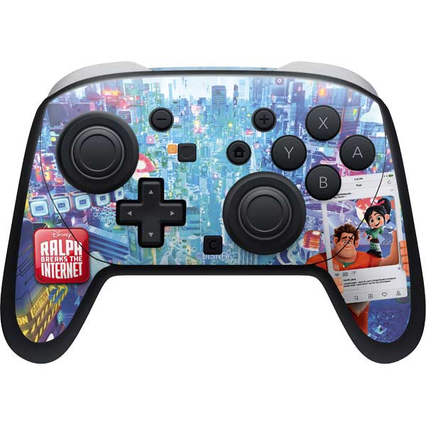 Wreck It Ralph Using A Controller Disney Wreck-it Ralph and Vanellope Instagram Pose Nintendo Switch 2 ...